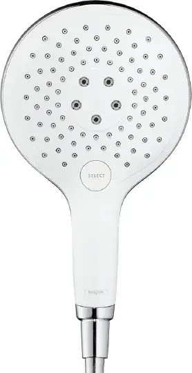 Hansgrohe Raindance Select S Ручной душ 3 вида струи AirEcoSmart, цвет: хром/белый 28588400