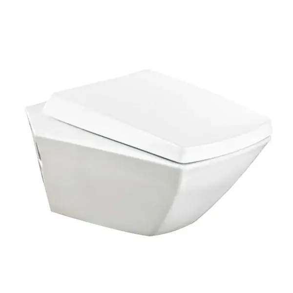 Toto Jewelhex Унитаз подвесной, 45,2x56xh33,2 см, без сиденья, CeFiONtect, цвет белый CW682E#XW