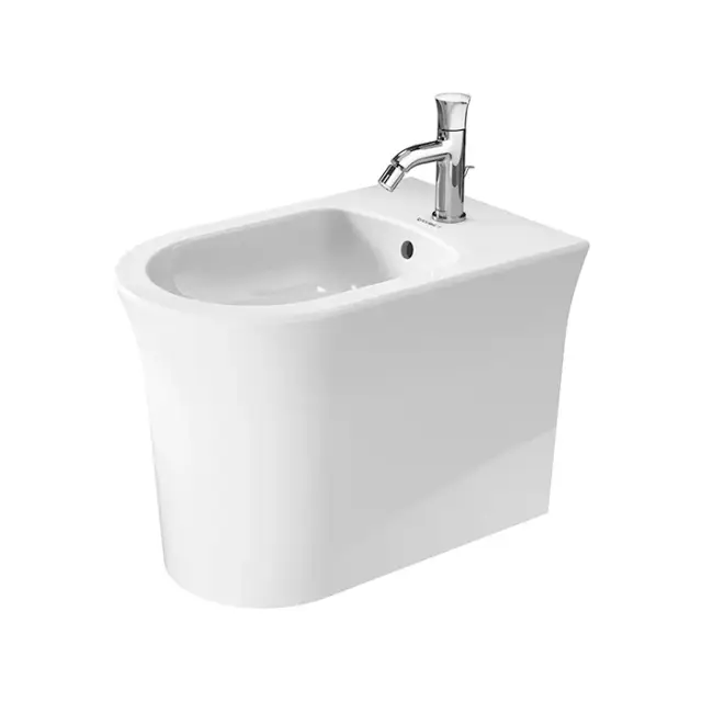 Duravit White Tulip Биде напольное 37x58хh42 cм, с переливом, цвет белый 22931000001