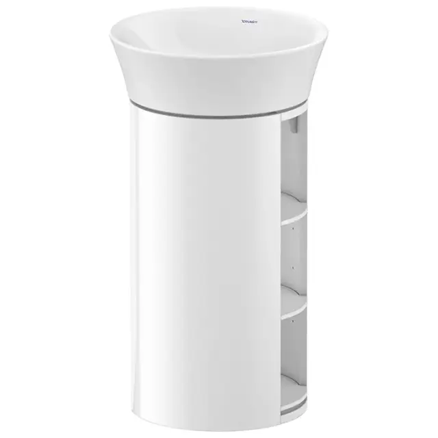Duravit White Tulip Раковина диаметром 50 см, накладная, с керам. крышкой, цвет белый 2365500070