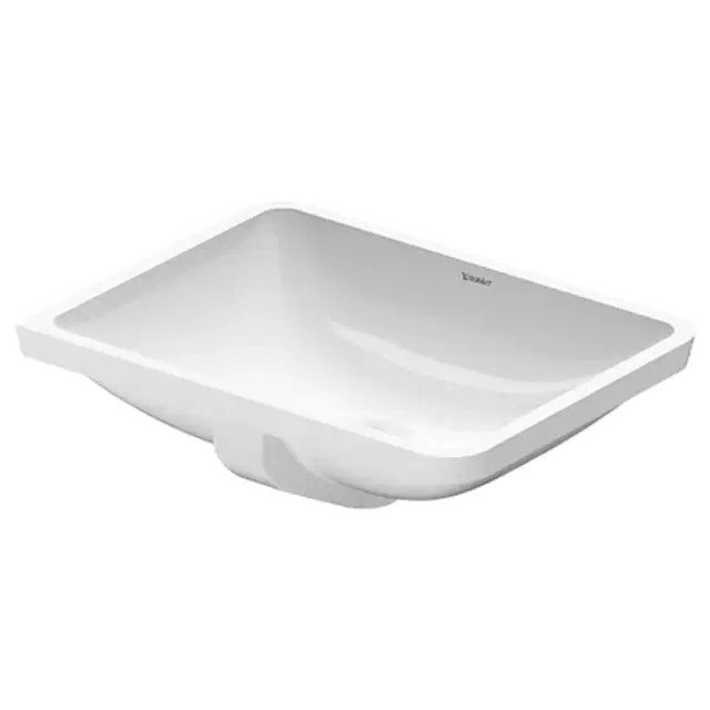 Duravit Me by Starck Раковина встраиваемая снизу 53x40x18h см, с переливом, цвет: белый глянцевый 0305490000