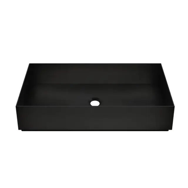 Gessi 316 Total Look Раковина 60x35 cм, для установки на столешницу, цвет: черный матовый 54606#299