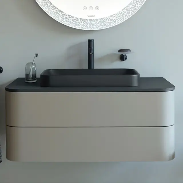 Duravit Happy D.2 Plus Раковина 60х40 cм, цвет Anthracite matt 2359601300