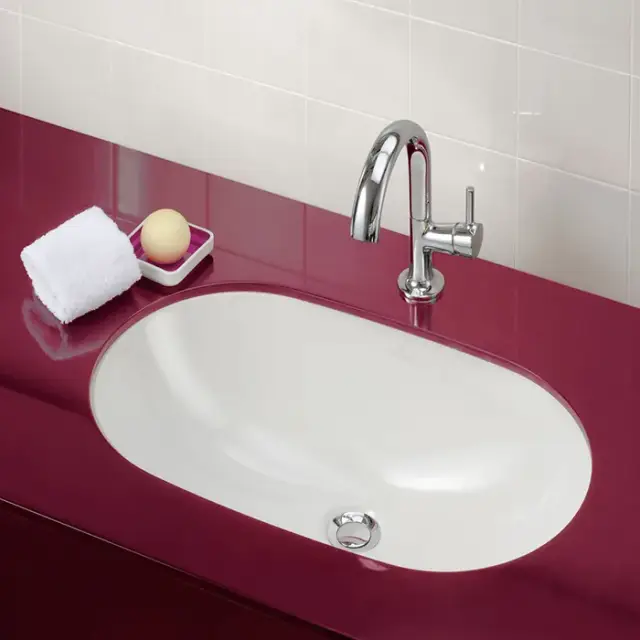 Villeroy & Boch O'Novo Раковина встраиваемая снизу, овальная 58x37 см, без перелива цвет: alpin 41625001