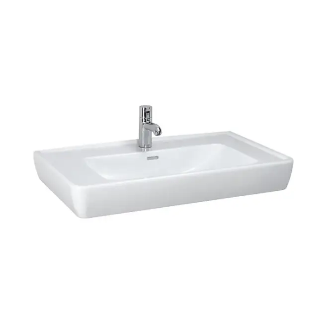 Laufen Pro Раковина подвесная 85х48 см с 1 отв., цвет: белый 8.1395.6.000.104.1