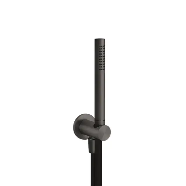Gessi 316 Bath-Shower Душевой гарнитур: ручной душ, шланг 150 см, цвет: black metal brushed PVD 54023#707