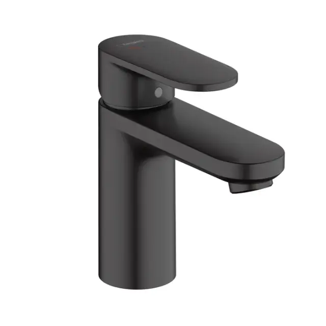 Hansgrohe Vernis Blend Смеситель для раковины однорычажный, с донным клапаном, цвет: матовый черный 71585670