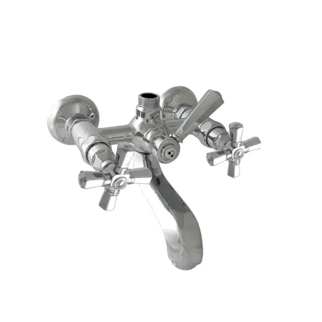 Nicolazzi Teide Foure Смеситель для ванны для душевой стойки настенный, цвет хром 1900CR45