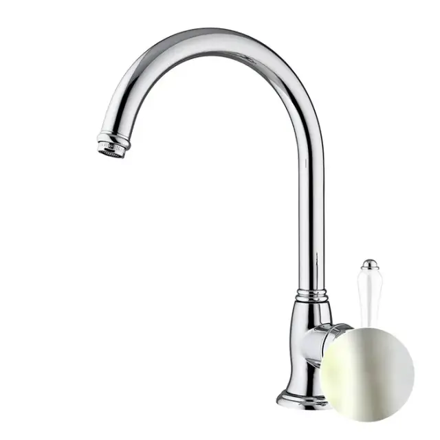 Nicolazzi Cucina Смеситель для раковины на 1 отверстие, цвет никель полированный 3456NS76C