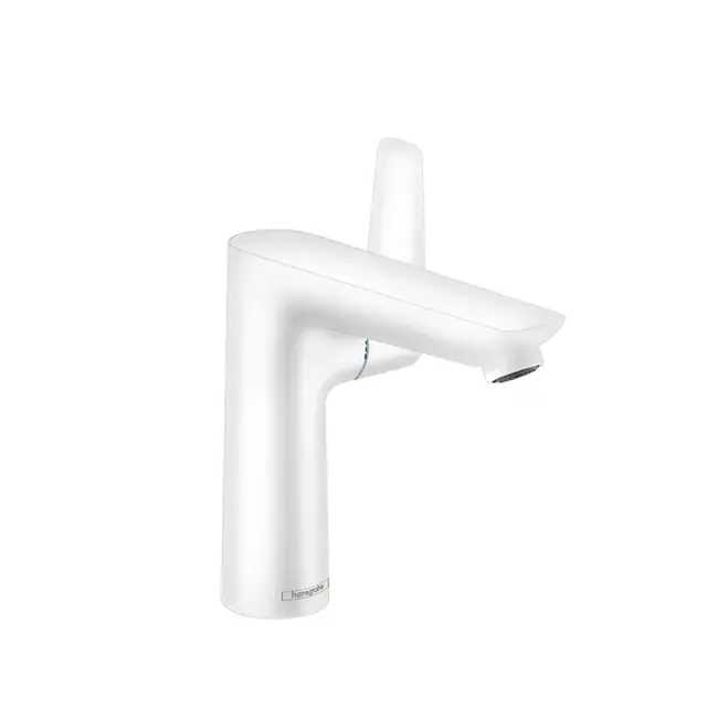 Hansgrohe Talis E Смеситель для раковины однорычажный, с донным клапаном, цвет: матовый белый 71754700