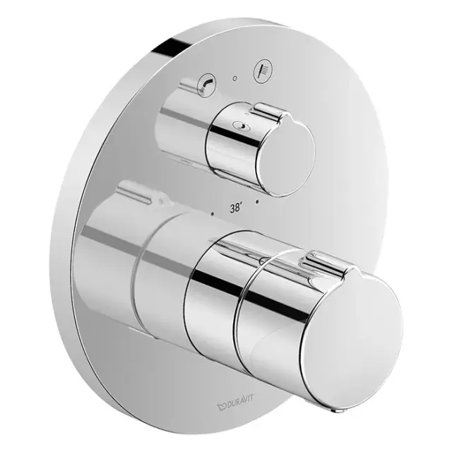 Duravit C.1 Смеситель термостатический для ванны скрытого монтажа, цвет хром C15200014010