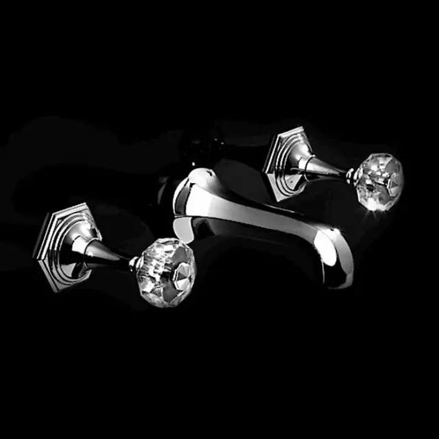 Devon&Devon Excelsior Gemstone Смеситель для раковины на 3 отв., цвет: хром EXC-GM133MCR