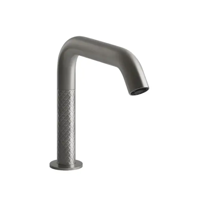 Gessi 316 Intreccio Смеситель для раковины, выс излива 15 cм, цвет: Steel Brushed 54181#239