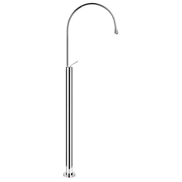Gessi Goccia Смеситель для раковины напольный, внешняя часть, излив 42,9 см, цвет: chrome 33628#031