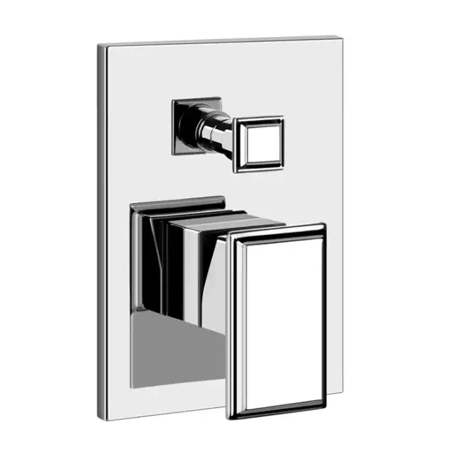 Gessi Eleganza Смеситель для ванны встраиваемый на 2 потребителя, внешняя часть, цвет: chrome 46079#031