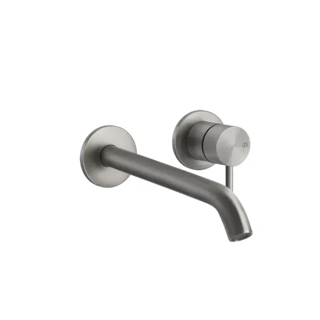 Gessi 316 Flessa Встраиваемый смеситель с изливом 20-17 cм, цвет: steel brushed 54086#239