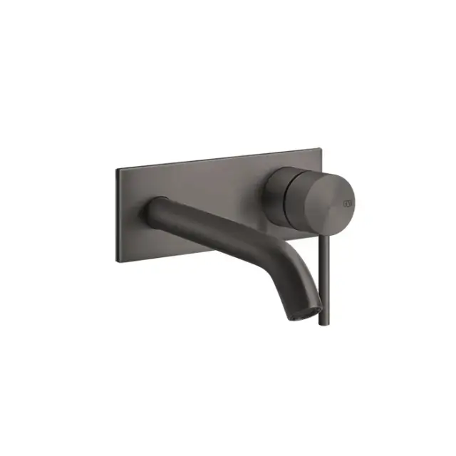 Gessi 316 Flessa Встраиваемый смеситель с изливом 14,7 cм, цвет: brushed black metal pvd 54088#707