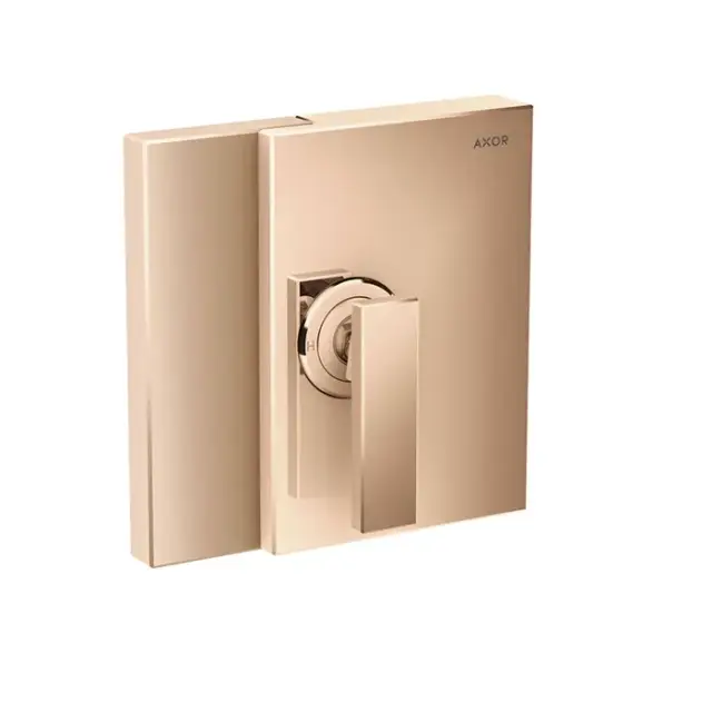 Axor Edge Смеситель для душа встраиваемый, внешняя часть, цвет: полированное розовое золото 46650300