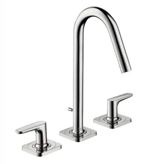 Axor Citterio M Смеситель для раковины двухвентильный на 3 отверстия с донным клапаном, цвет: хром 34133000