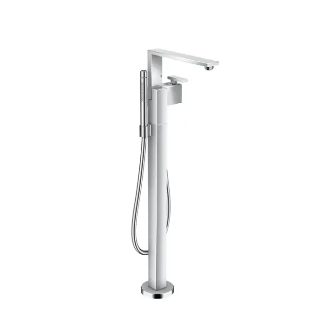 Axor Edge Смеситель для ванны, напольный, однорычажный, с ручным душем 