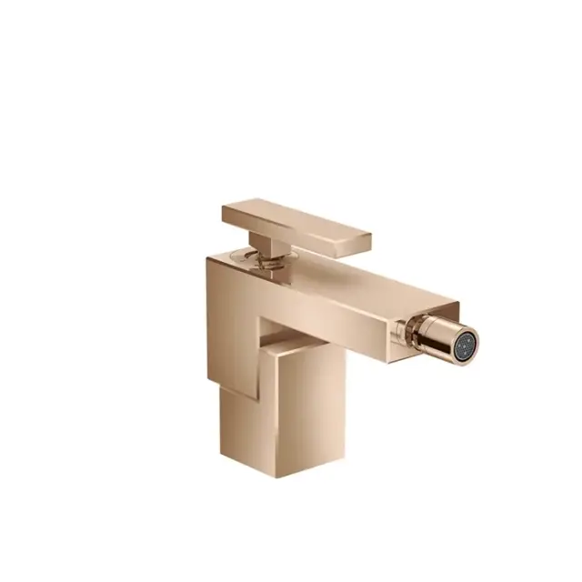 Axor Edge Смеситель для биде, однорычажный, с донным клапаном, цвет: полир. красное золото 46210300