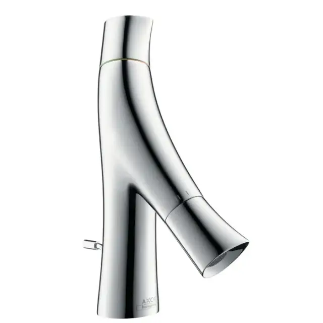 Axor Starck Organic Смеситель для раковины однорычажный на 1 отверстие с донным клапаном, цвет: хром 12014000