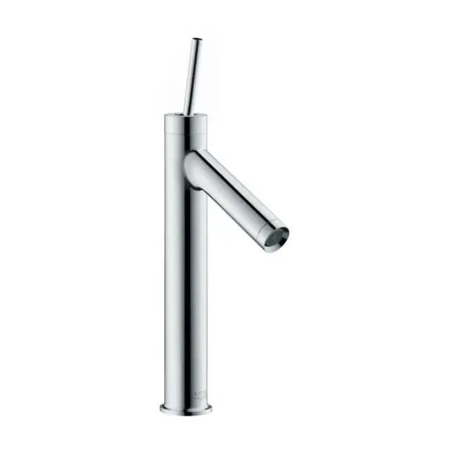 Axor Starck Смеситель для раковины однорычажный высокий с донным клапаном на 1 отверстие, цвет: хром 10123000