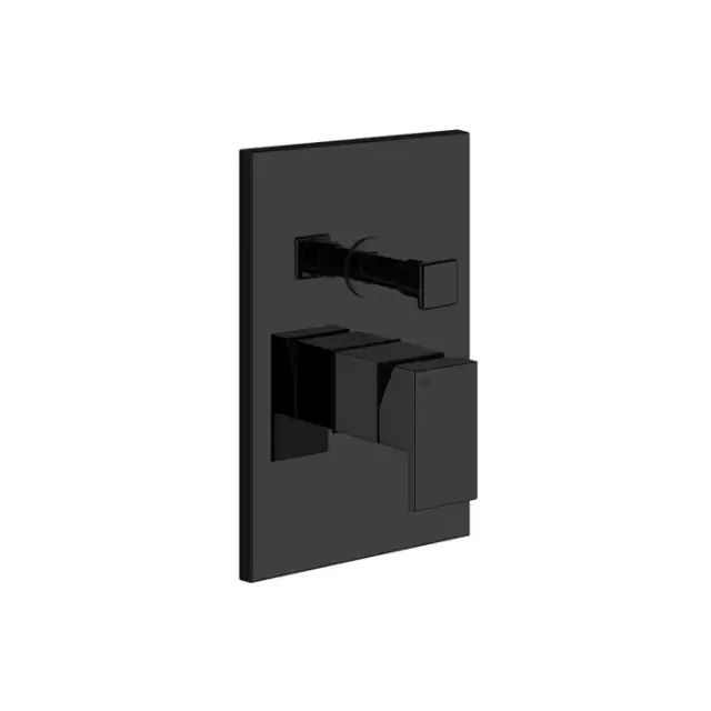 Gessi Rettangolo Смеситель для ванны встраиваемый на 2 потребителя, внешняя часть, цвет: matte black 44604#299