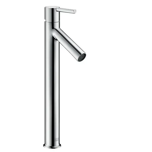 Axor Starck Смеситель для раковины однорычажный высокий с донным клапаном на 1 отверстие, цвет: хром 10103000