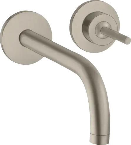 Axor Uno Смеситель для раковины встраиваемый внешняя часть, с донным клап., цвет: шлифованный никель 38113820