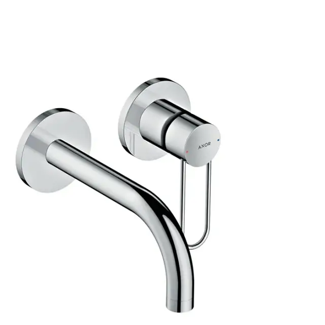 Axor Uno Смеситель для раковины встраиваемый, внешняя часть, с донным клапаном, цвет: хром 38121000