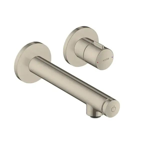 Axor Uno Смеситель для раковины встраиваемый внешняя часть, с донным клап., цвет: шлифованный никель 45112820