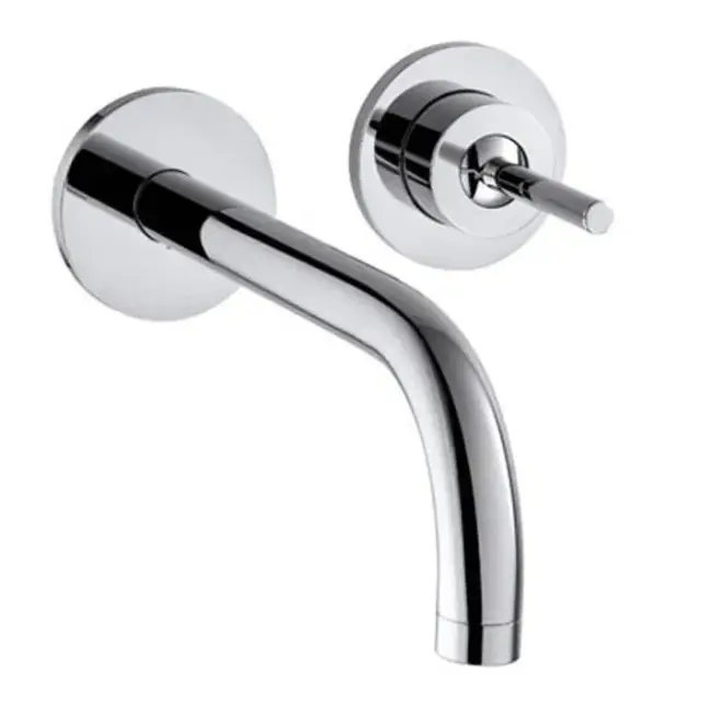 Axor Uno Смеситель для раковины встраиваемый, внешняя часть, с донным клапаном, цвет: хром 38113000