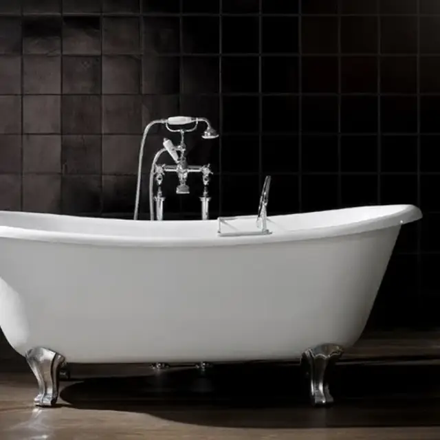 Devon&Devon Admiral Ванна чугунная,182х81хh72 см, цвет белый алюминий полированный 2MRADMIRALPDCRDD