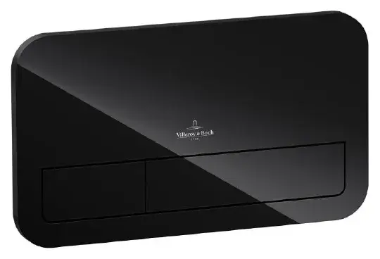 Villeroy & Boch Viconnect Кнопка смыва черное стекло 922400RB
