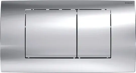 Geberit Twinline 30 Кнопка смыва для инсталляции, пластиковая, цвет: хром глянцевый 115.899.KH.1
