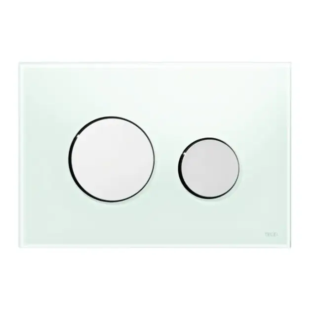 Tece Loop Кнопка смыва для унитаза, стекло, цвет: мятный зеленый/хром глянцевый 9240653