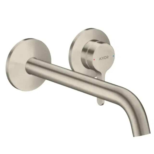 Axor One Смеситель для раковины встраиваемый внешняя часть, с дон. клап., цвет: шлифованный никель 48120820