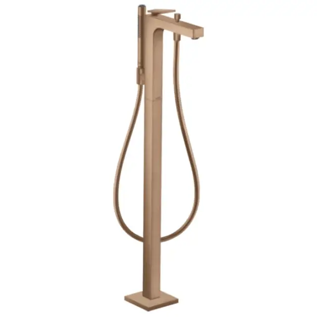 Axor Citterio Смеситель для ванны напольный, с рычаговой рукояткой, цвет: шлиф. розовое золото 39471310
