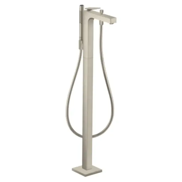 Axor Citterio Смеситель для ванны напольный, однорыч., с рычаговой рукояткой, цвет: шлиф. никель 39440820