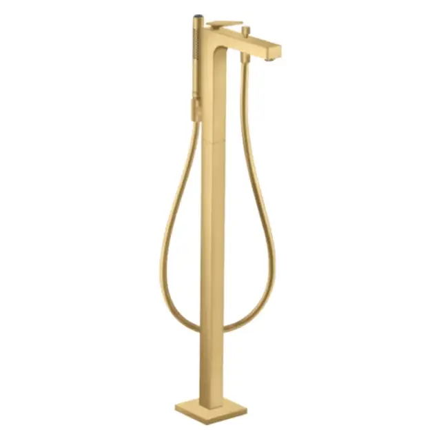 Axor Citterio Смеситель для ванны напольный, однорычажный, с рычаг. рукояткой, цвет: шлиф. золото 39440250