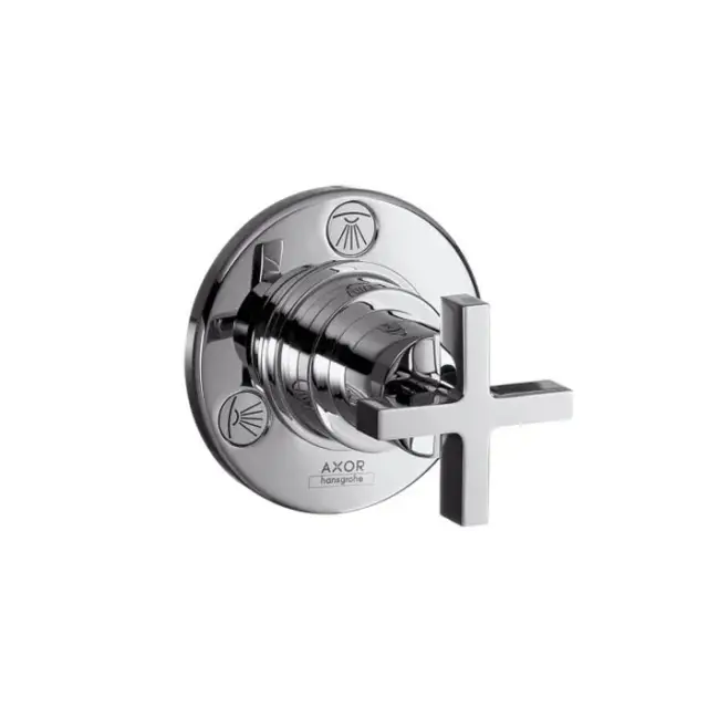 Axor Citterio Запорный/переключающий вентиль Trio/Quattro, внешняя часть, цвет: хром 39925000