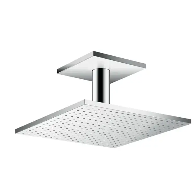 Axor Shower Solutions Верхний душ 30x30 см, 2 вида струи, кронштейн потолочный 10 см, цвет: хром 35320000