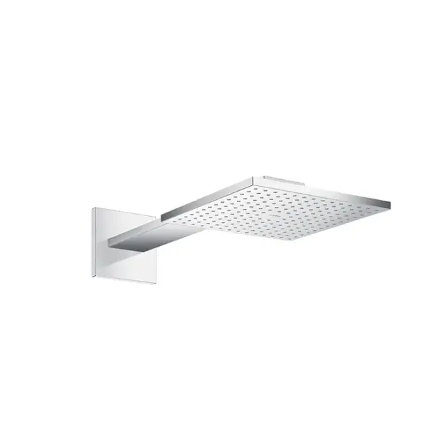 Axor Shower Solutions Верхний душ 23,8x23,8 см, 2 вида струи, кронштейн настенный 45 см, цвет: хром 35310000