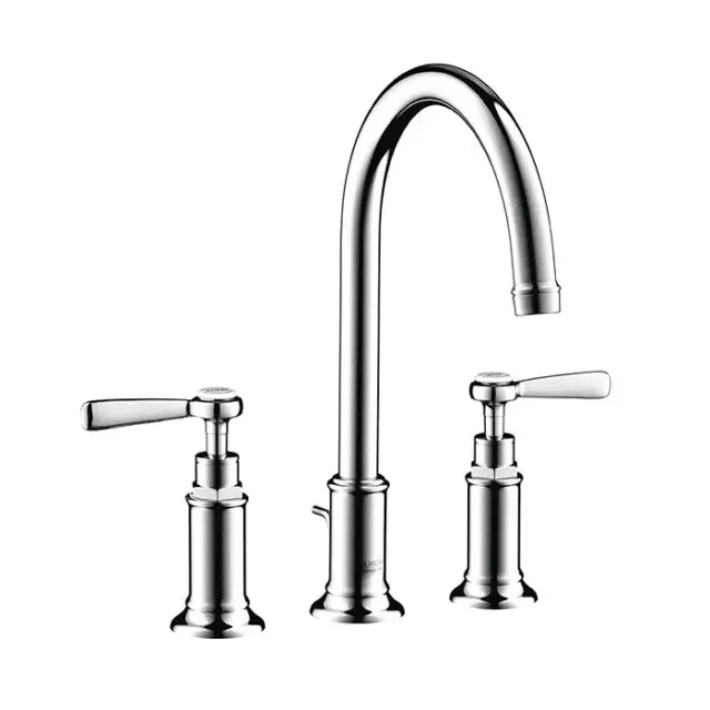 Axor Montreux Смеситель для раковины двухвентильный на 3 отверстие с донным клапаном, цвет: хром 16514000