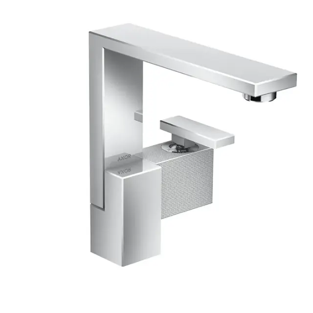 Axor Edge Смеситель для раковины однорычажный высокий с донным клапаном на 1 отверстие, цвет: хром 46021000