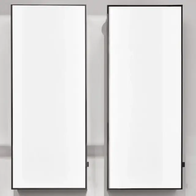 Cielo Simple Tall Box Зеркало 110x45xh12 см, цвет: матовый черный SPSTBNM