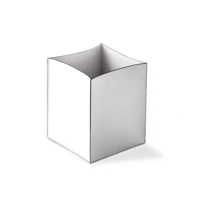 Decor Walther Nappa Корзина для бумаги, настольная, 24х24х28h cм, цвет: белоснежно-белый 0938750