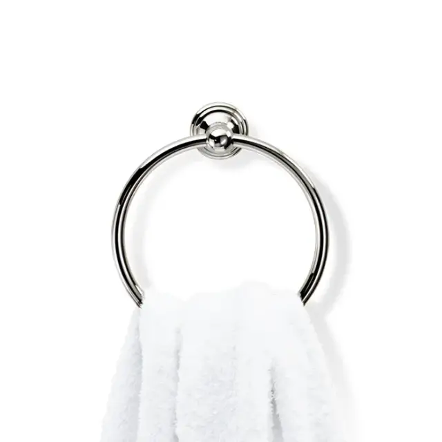 Decor Walther Classic HTR Полотенцедержатель-кольцо, цвет: никель полированный 0510630
