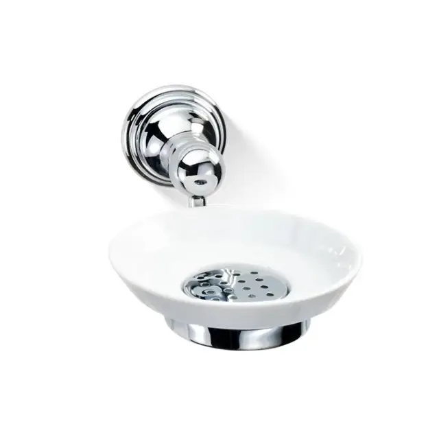 Decor Walther Classic WSS Мыльница с керамической чашей, подвесная, цвет: хром 0511300